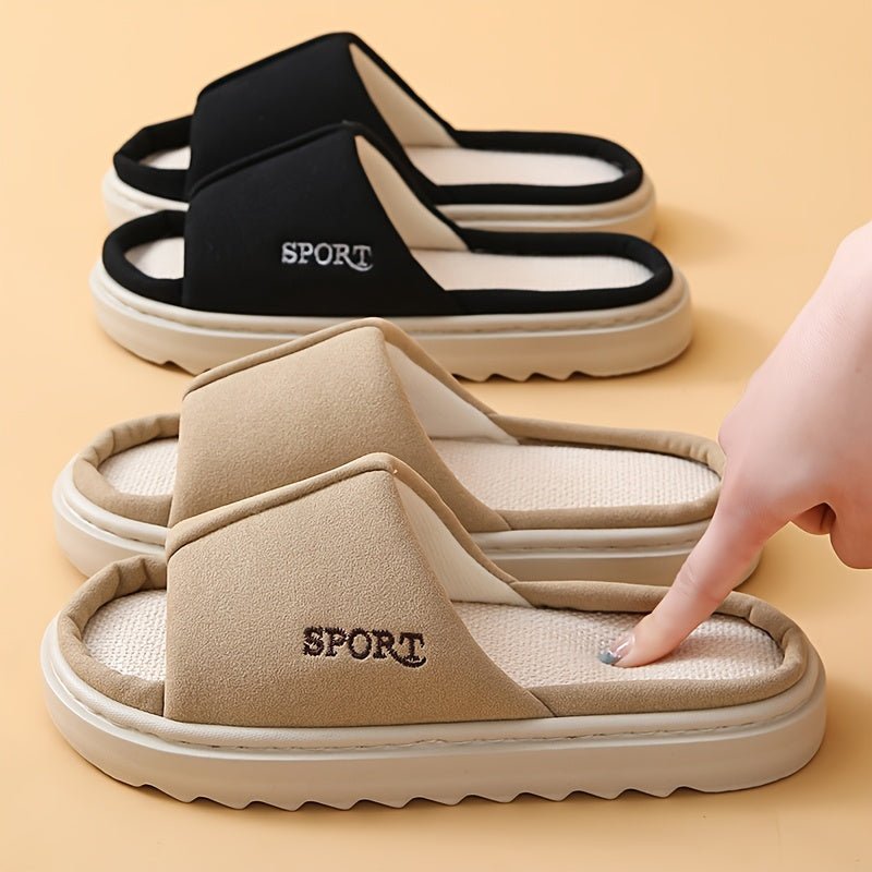 Breathable Comfort Slip - On Slippers - ET