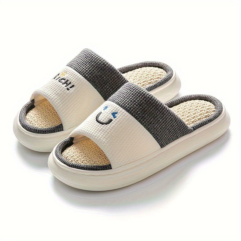 Cozy Linen Blend Slippers - ET