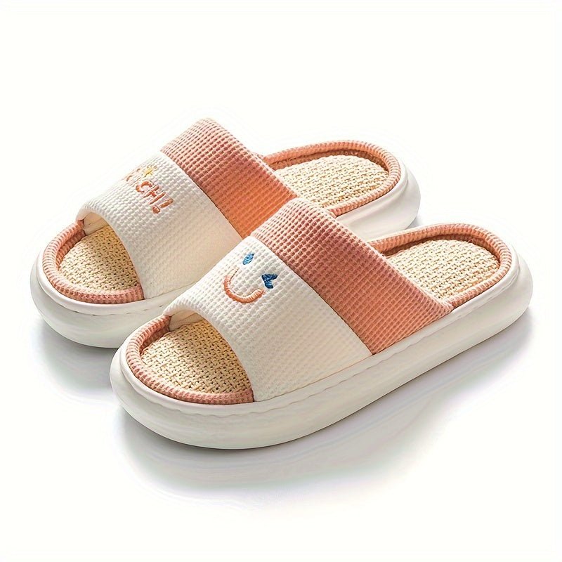 Cozy Linen Blend Slippers - ET