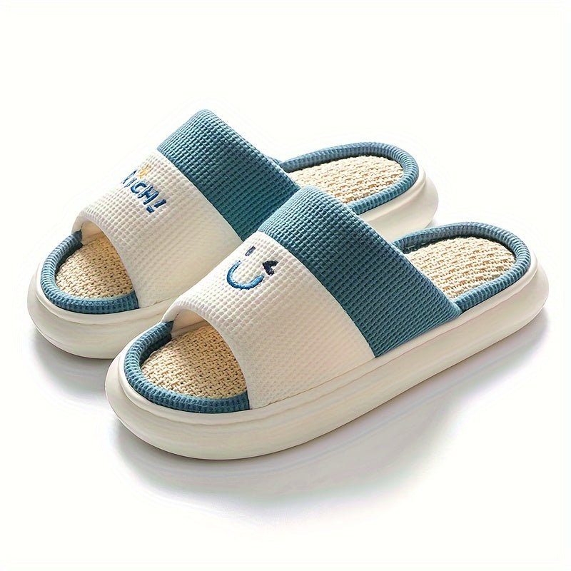Cozy Linen Blend Slippers - ET