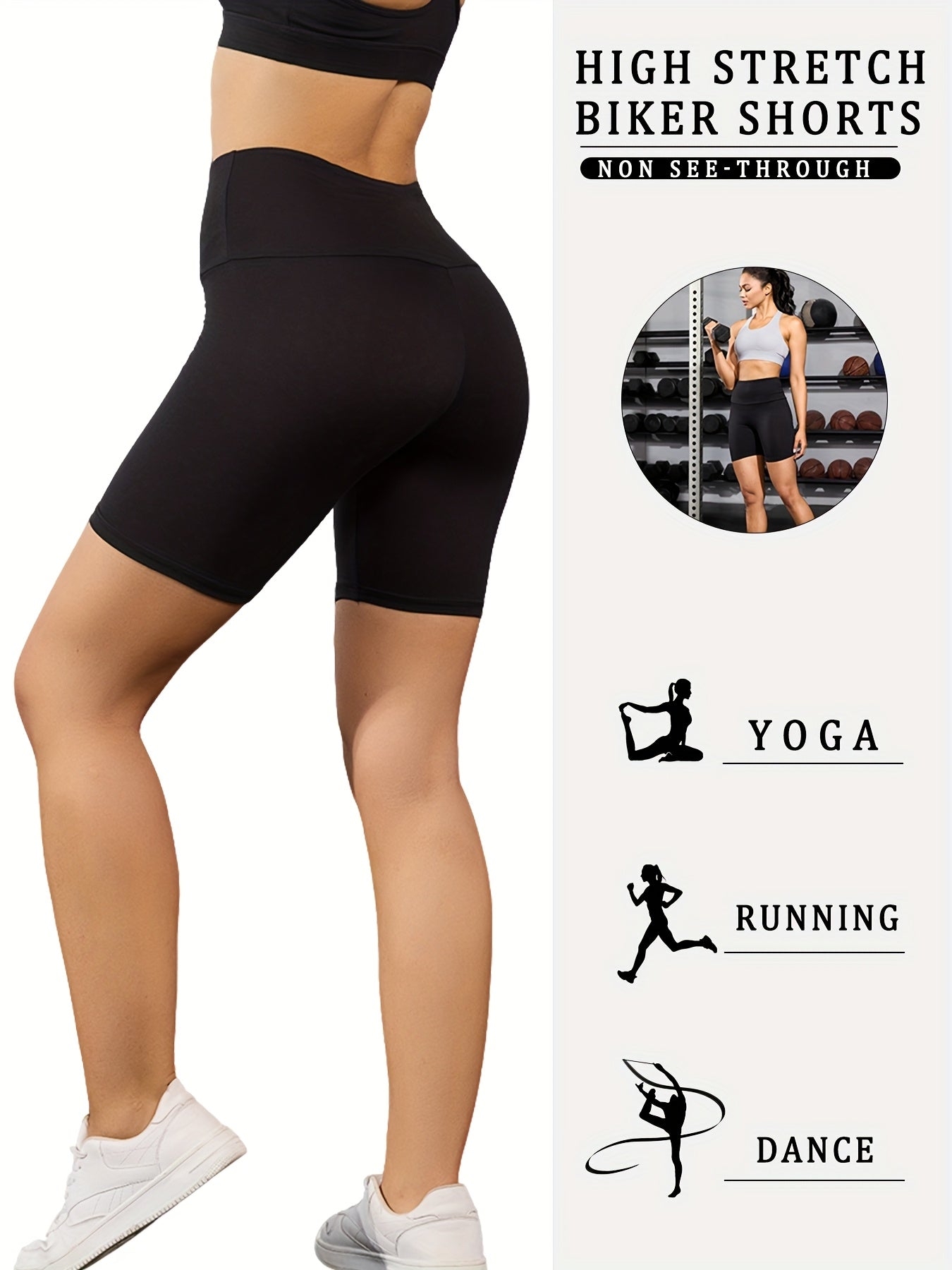 High Waisted Biker Shorts - ET