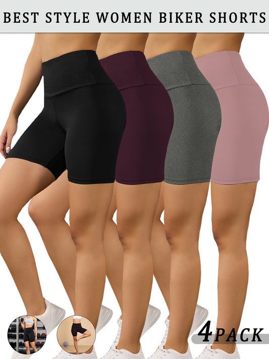High Waisted Biker Shorts - ET