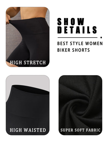 High Waisted Biker Shorts - ET