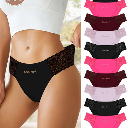Low - Rise Lace Panties - ET