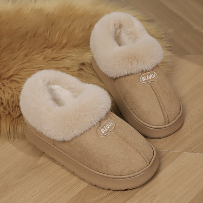 Preppy Slip on Furry Slippers - ET