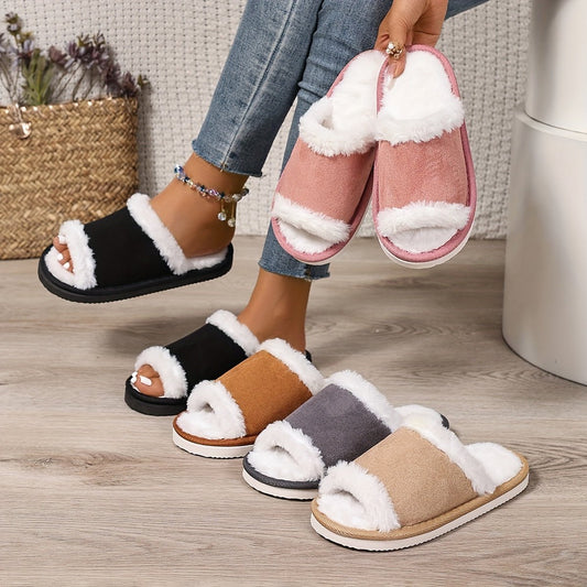 Slippers with Fluffy Edges - ET