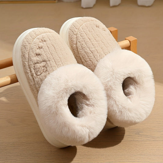 Thick Sole Furry Slippers - ET