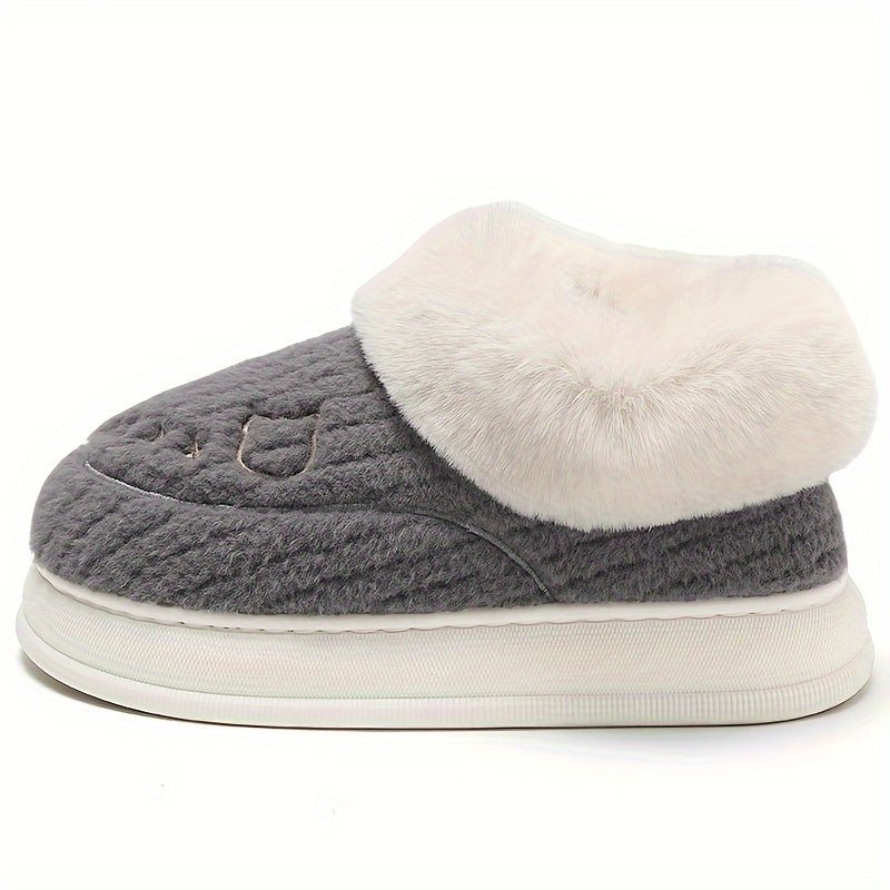 Thick Sole Furry Slippers - ET