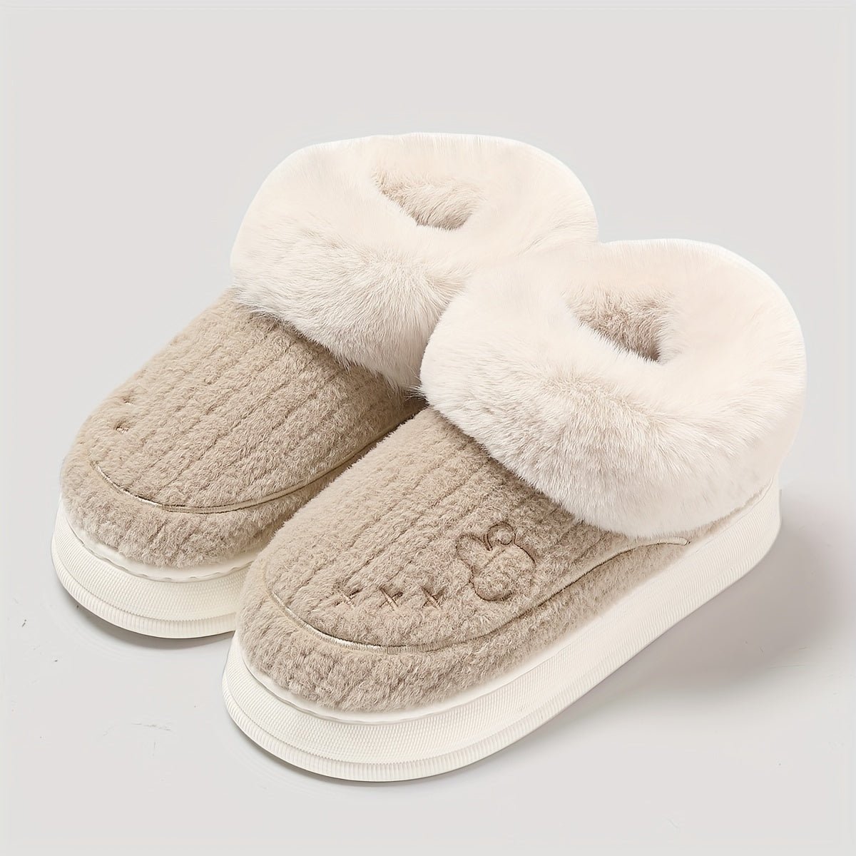 Thick Sole Furry Slippers - ET