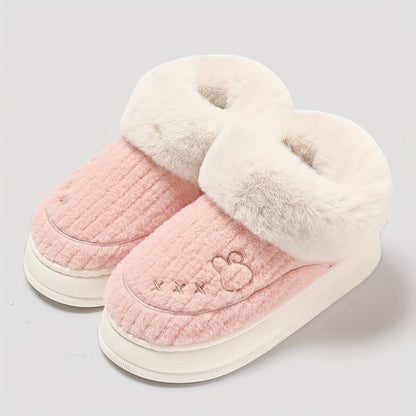 Thick Sole Furry Slippers - ET