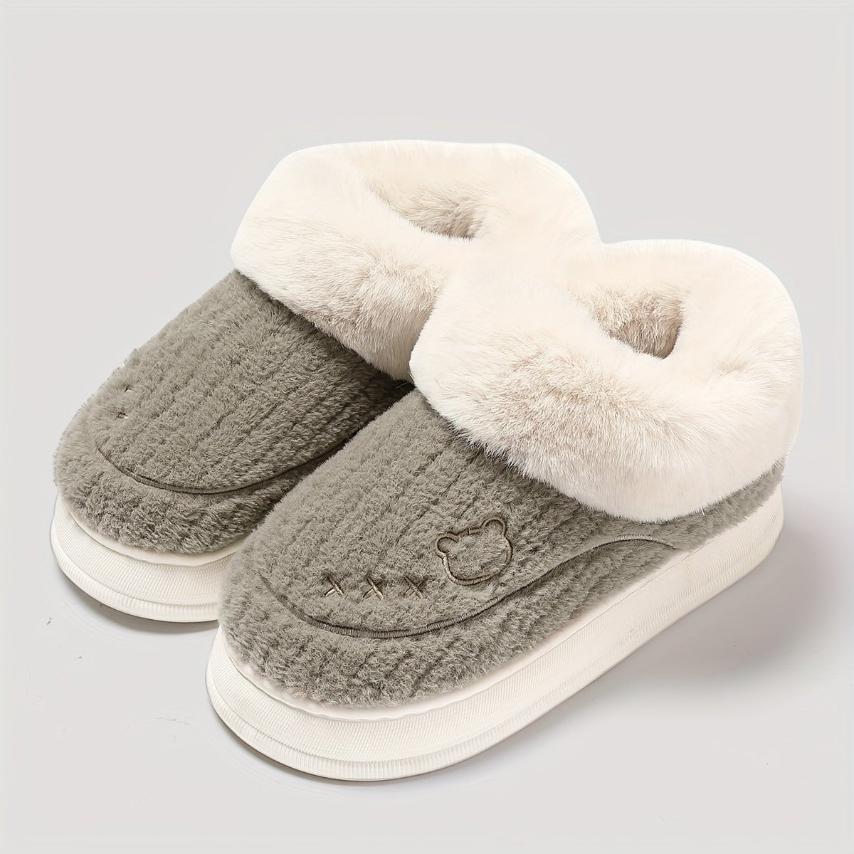 Thick Sole Furry Slippers - ET